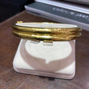 Elizabeth Locke Double Banded Bangle Bracelet